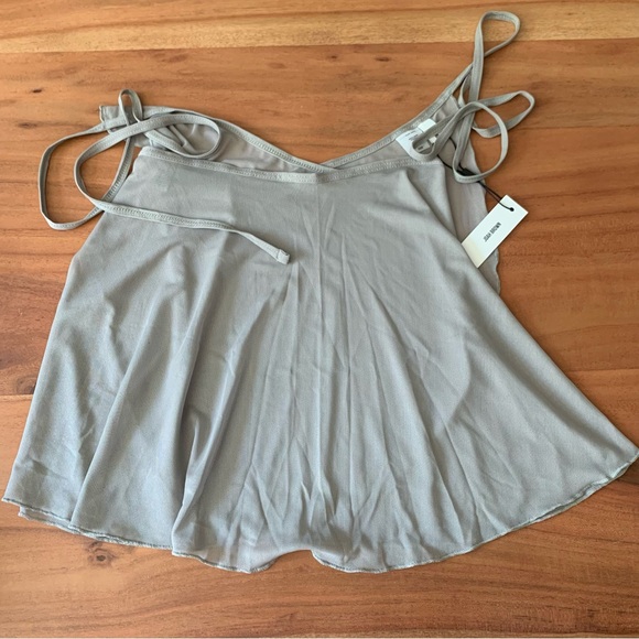 Joah Brown Wrap Skirt Dew Mesh XS S - Picture 5 of 11